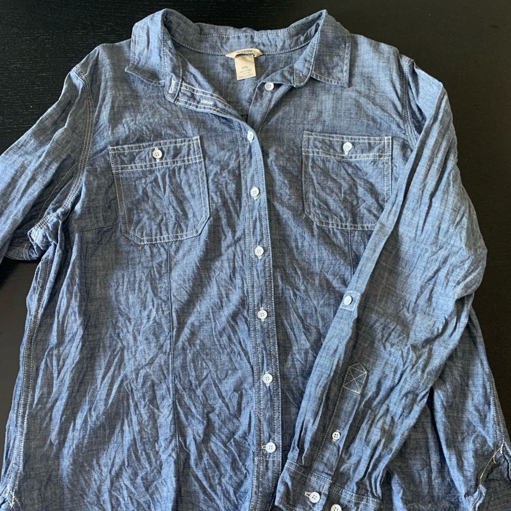 Duluth trading button down shirt